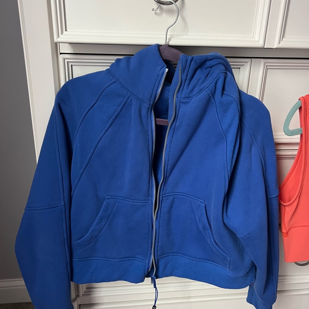 lululemon athletica Blue Zip-Up Hoodie
